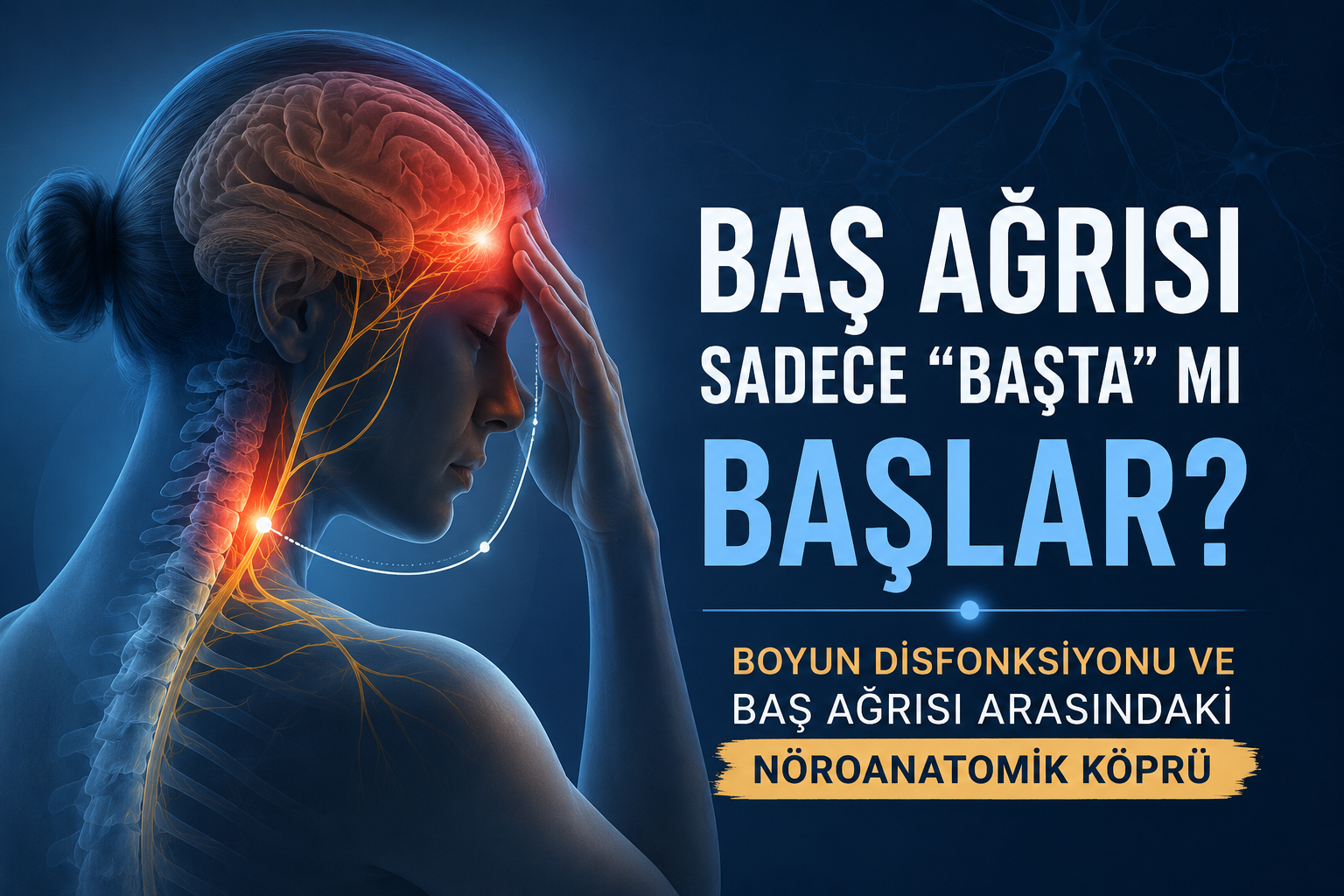 Baş Ağrısı Sadece "Başta" mı Başlar? Boyun Disfonksiyonu ve Baş Ağrısı Arasındaki Nöroanatomik Köprü