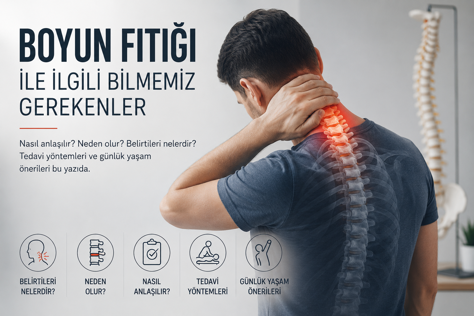 Boyun Fıtığı (Servikal Disk Hernisi): Belirtileri, Nedenleri ve 2026 Güncel Tedavi Yöntemleri